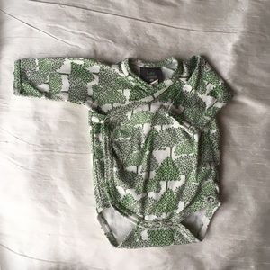 Kate Quinn Organics Kimono Style Onesie 0-3 month